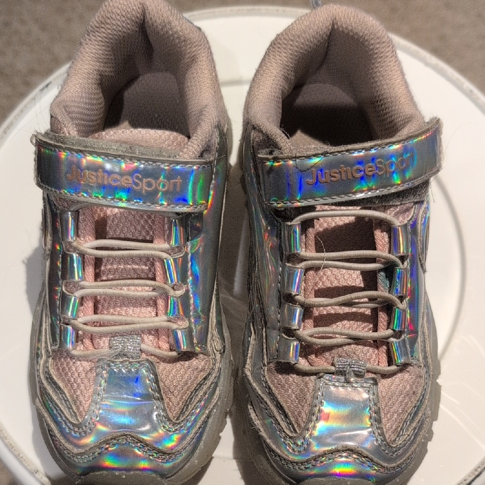 Justice Holographic Kids Sneakers